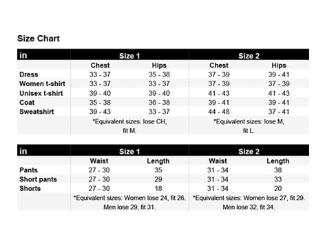 Size guide | Ocelote